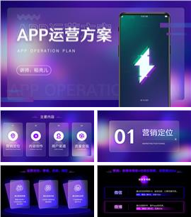 抖音风app平台运营营销ppt模板