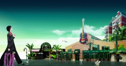 音乐之都城市PSD素材