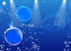 浪漫水元素背景PSD素材