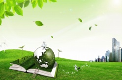 绿色环保psd海报设计素材