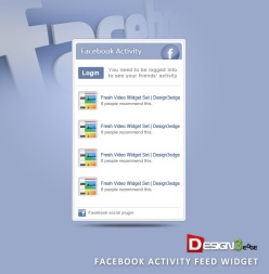 facebook活动标签psd素材