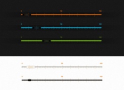 炫彩滑动条控制psd下载