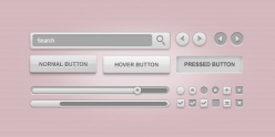 GUI元素组PSD素材下载