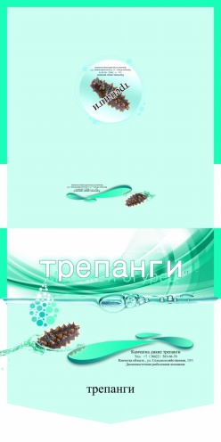 海参包装盒设计展开图