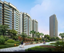 小区花园效果图设计