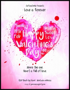 情人节浪漫海报设计源文件