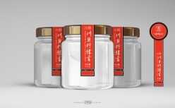 倾城记川贝柠檬膏标贴效果