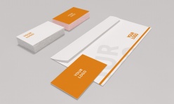 名片与信封PSD样机模板