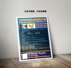 蜂鸟物流公司海报模板