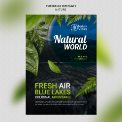 自然世界环保海报设计