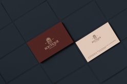 时尚名片样机模板设计