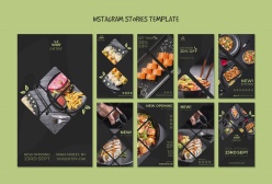 日本餐厅菜单模板设计psd