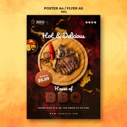 BBQ烧烤美食宣传海报