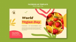 世界素食日PS平面海报