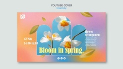 春季花卉观赏期宣传横幅