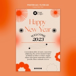 2023新年时尚海报设计PSD