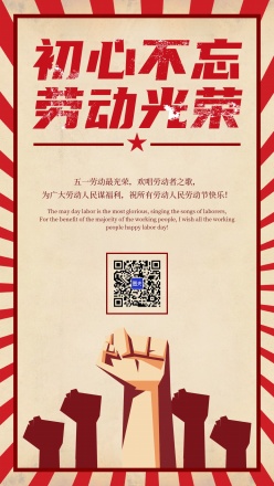 劳动最光荣51复古海报