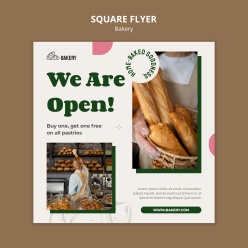 烘焙商店开业宣传海报
