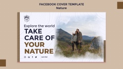 户外自然旅行宣传广告设计