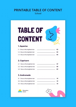 校园活动项目内容表ps素材