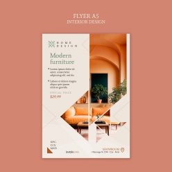 室内设计方案特价宣传单设计