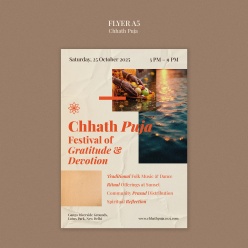 外国节日庆祝活动传单排版设计