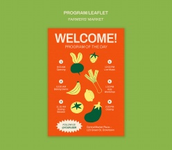 有机农场活动列表ps素材