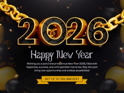2026年新年快乐折扣横幅设计源文件