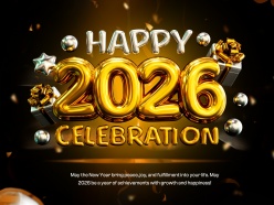 2026新年快乐主题横幅海报设计