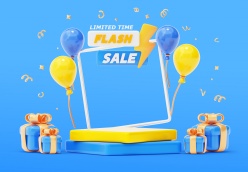 时尚促销边框PSD分层素材