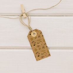 吊牌样机图案展示ps素材