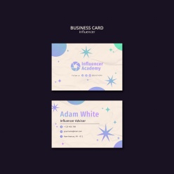 极简风格商务名片设计素材