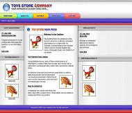 玩具商城网站模板