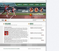 跑步企业网站模板