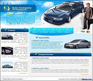 汽车公司网站模板
