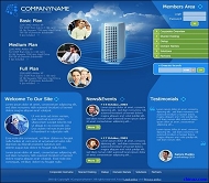 电脑服务器模板