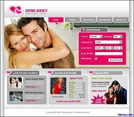 欧美约会网站模板