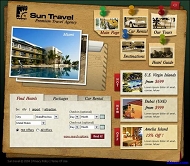 旅游公司网站模板