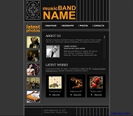 音乐娱乐网站模板