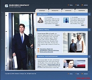 商务公司FLASH模板下载