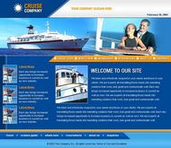 海上旅游网站模板