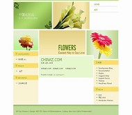 Wordpress Flowers模板
