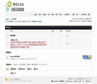 Discuz! HEIBBS简约黑色模板