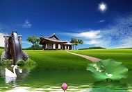 韩国别墅模板PSD