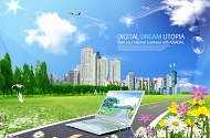 韩国城市商务模板下载