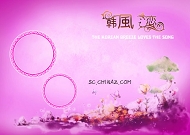 PSD婚纱相框模板下载