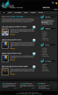 网络技术CSS网页模板