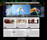 图片设计CSS网页模板