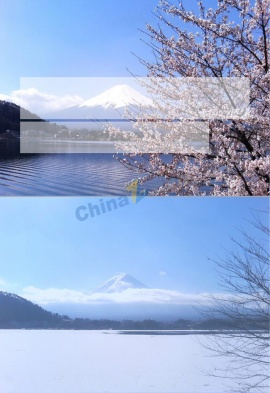 日本风光ppt模板下载