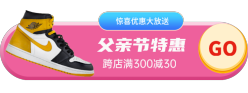 父亲节特惠胶囊Banner